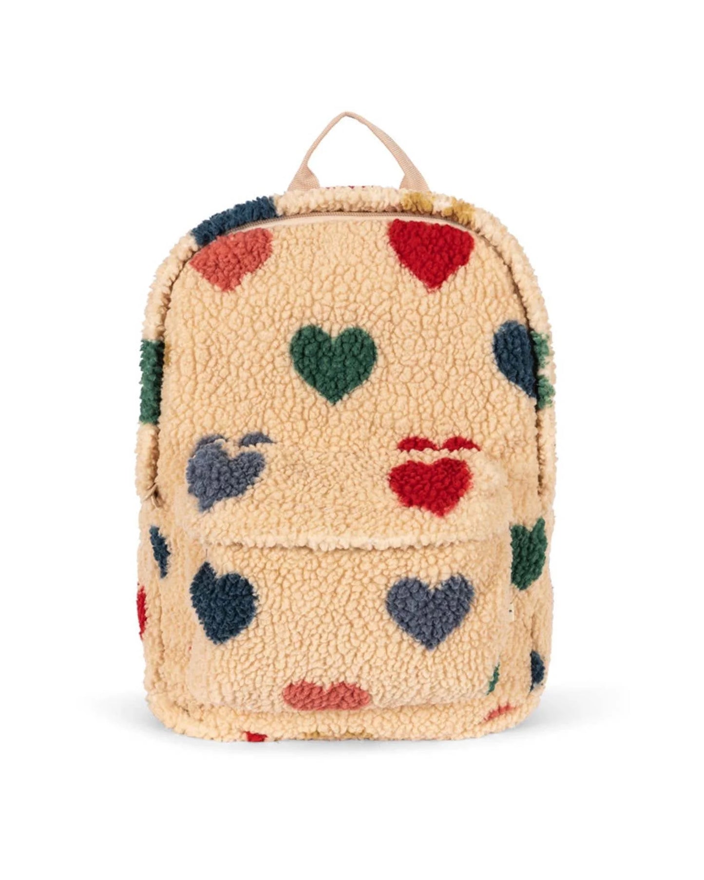 Konges Sløjd jody teddy backpack in bon coeur coloré
